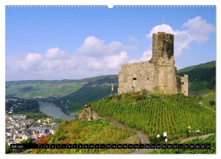 Produktbild: Entlang der Mosel (Wandkalender 2026 DIN A2 quer), CALVENDO Monatskalender