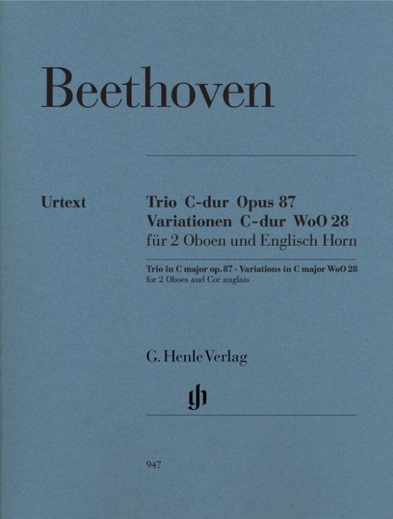 Produktbild: Beethoven, L: Trio C-dur Opus 87 &middot; Variationen C-dur WoO 28