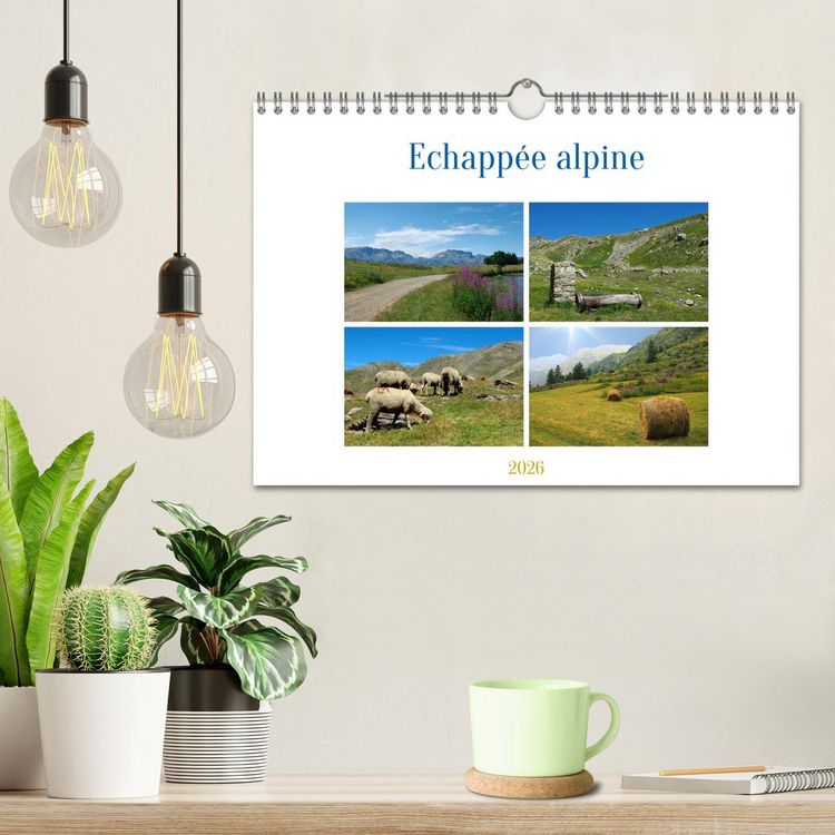 Produktbild: Echapp&eacute;e alpine (Calendrier mural 2026 DIN A4 vertical), CALVENDO calendrier mensuel