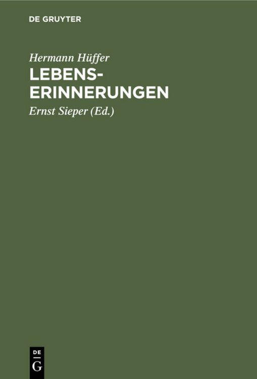 Produktbild: Lebenserinnerungen