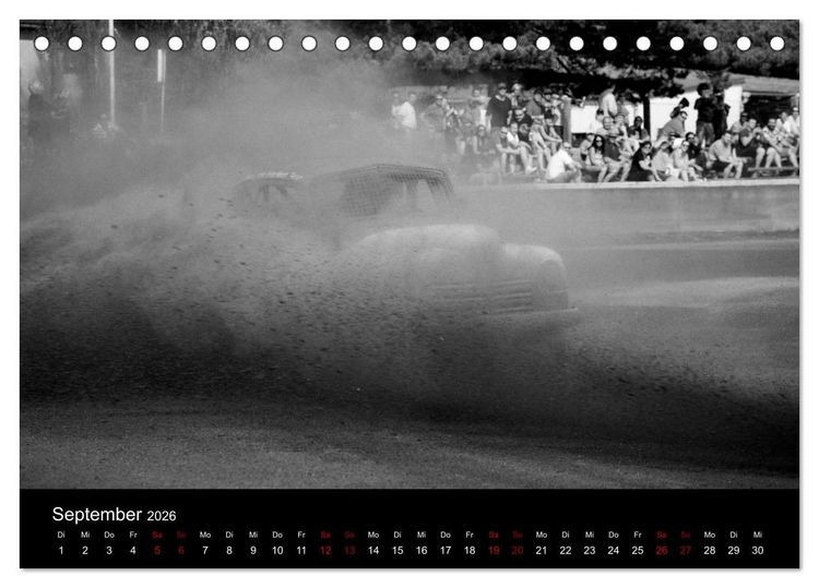 Produktbild: Dirt Track Races (Tischkalender 2026 DIN A5 quer), CALVENDO Monatskalender
