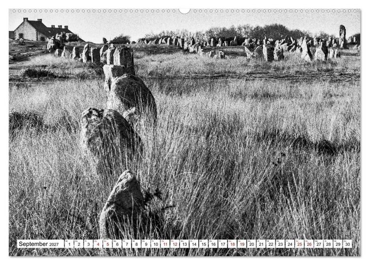 Produktbild: Bretagne Mythen und Steine (hochwertiger Premium Wandkalender 2027 DIN A2 quer), Kunstdruck in Hochglanz