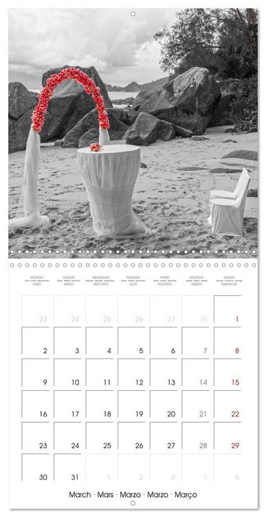Produktbild: Red spots around the world (Wall Calendar 2026 12 &times; 12 Inch) CALVENDO 12 Month Wall Calendar