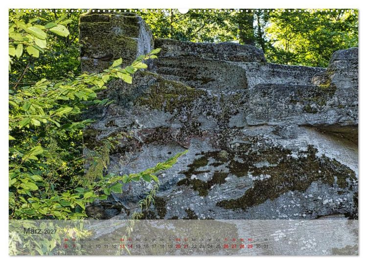 Produktbild: Felsenburg Rotenhan (hochwertiger Premium Wandkalender 2027 DIN A2 quer), Kunstdruck in Hochglanz
