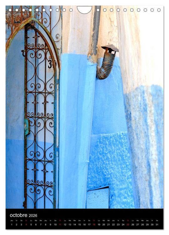 Produktbild: Collection MAROC RABAT (Calendrier mural 2026 DIN A4 horizontal), CALVENDO calendrier mensuel