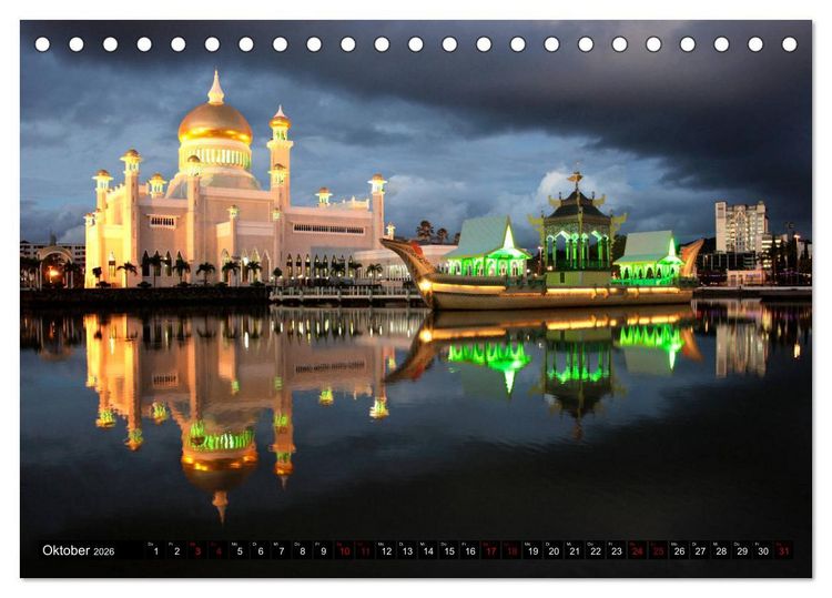 Produktbild: Asiens Hauptst&auml;dte (Tischkalender 2026 DIN A5 quer), CALVENDO Monatskalender