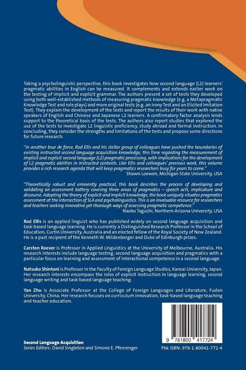 Produktbild: Measuring Second Language Pragmatic Competence