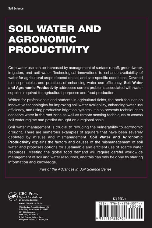 Produktbild: Soil Water and Agronomic Productivity