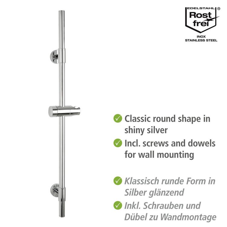 Produktbild: Duschstange Mod. Basic Chrom, 66 cm