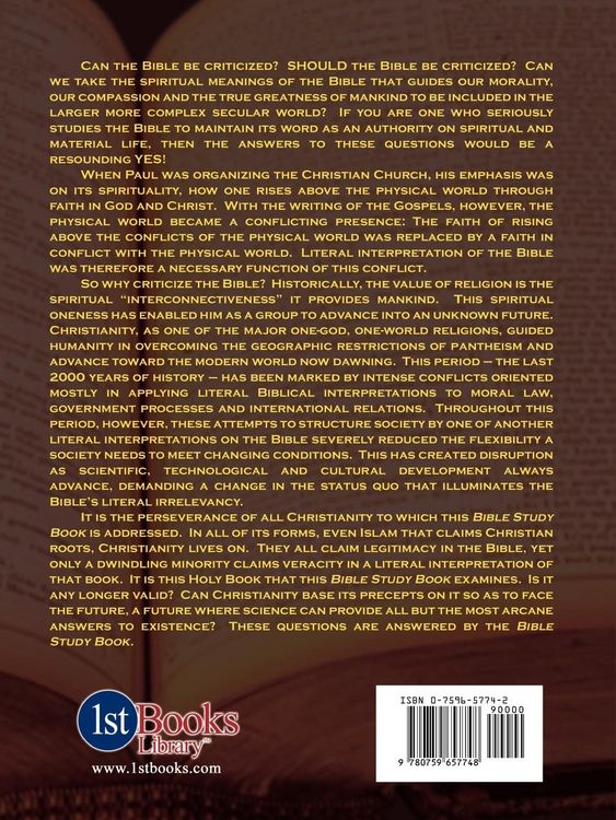 Produktbild: Bible Study Book