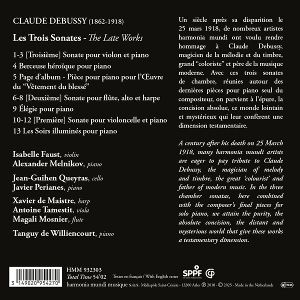 Produktbild: Debussy: Les Trois Sonates,The Late Works
