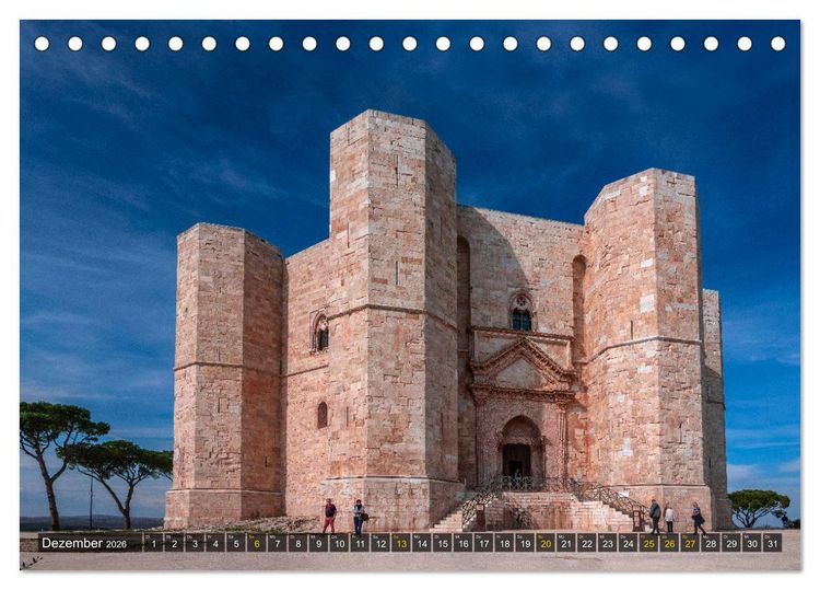 Produktbild: Apulien &ndash; Impressionen vom S&uuml;dosten Italiens (Tischkalender 2026 DIN A5 quer), CALVENDO Monatskalender