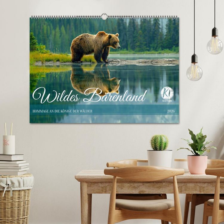 Produktbild: Wildes B&auml;renland (Wandkalender 2026 DIN A2 quer), CALVENDO Monatskalender