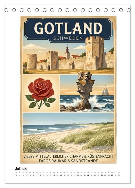 Produktbild: Sehnsucht Skandinavien &ndash; Die Mid-Century Collection (Tischkalender 2027 DIN A5 hoch), CALVENDO Monatskalender