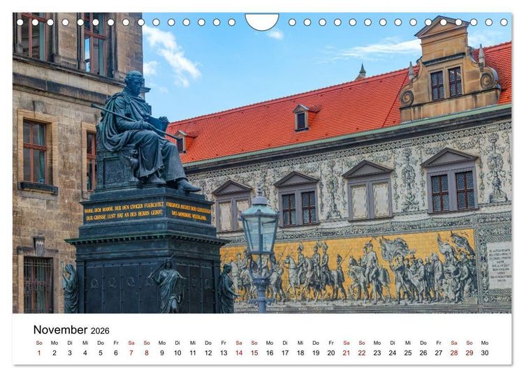 Produktbild: Dresden, Atmosph&auml;re der Altstadt (Wandkalender 2026 DIN A4 quer), CALVENDO Monatskalender