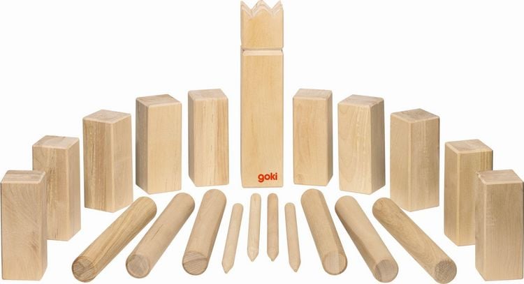 Produktbild: Wikingerspiel Kubb, im Baumwollbeutel