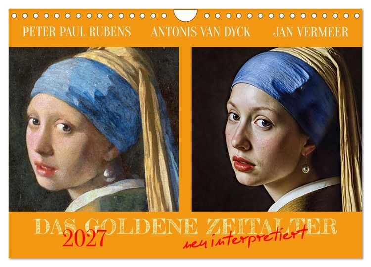 Produktbild: Das Goldene Zeitalter neu interpretiert (Wandkalender 2027 DIN A4 quer), CALVENDO Monatskalender
