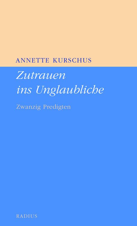 Produktbild: Zutrauen ins Unglaubliche