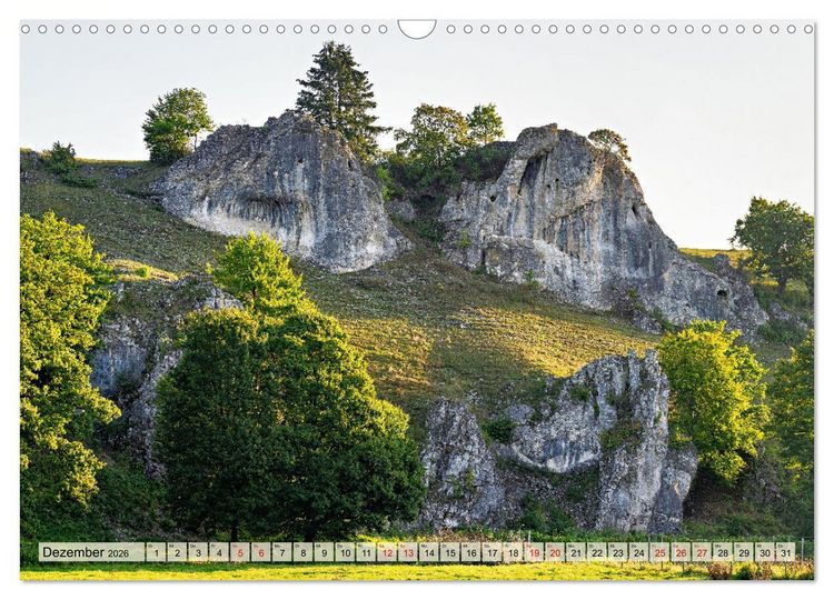 Produktbild: Wandern auf der &ouml;stlichen Schw&auml;bischen Alb (Wandkalender 2026 DIN A3 quer), CALVENDO Monatskalender