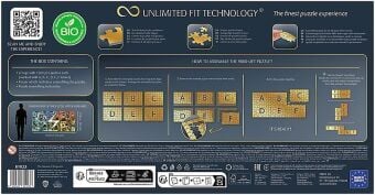 Produktbild: UFT Puzzle 9000 - Harry Potter - Die H&auml;user von Hogwarts