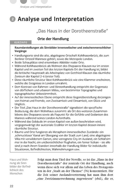 Produktbild: Klett Lekt&uuml;rehilfen Lange, Das Haus in der Dorotheenstra&szlig;e