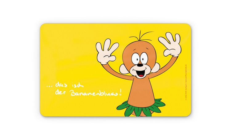 Produktbild: Fr&uuml;hst&uuml;cksbrettchen ""Bananen-Blues""