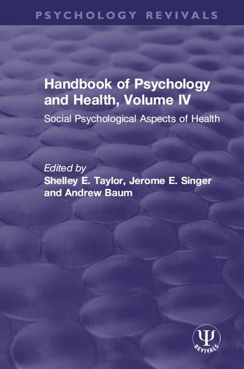 Produktbild: Handbook of Psychology and Health, Volume IV