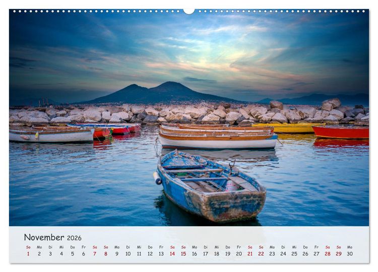 Produktbild: Italien - zwischen Dolomiten und Amalfik&uuml;ste (Wandkalender 2026 DIN A2 quer), CALVENDO Monatskalender