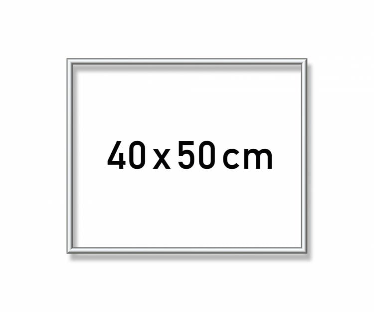 Produktbild: Schipper Malen nach Zahlen - Alurahmen Silber 40 x 50 cm