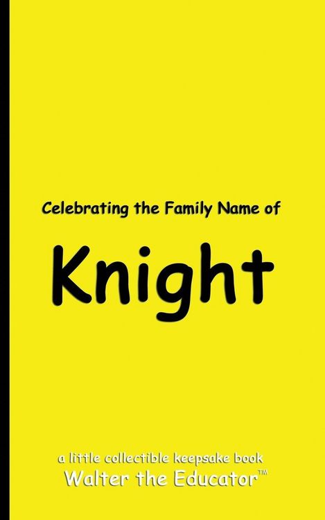 Produktbild: Celebrating the Family Name of Knight