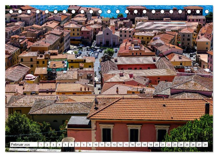 Produktbild: Impressionen aus Portoferrario - Elba (Tischkalender 2026 DIN A5 quer), CALVENDO Monatskalender
