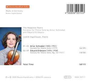 Produktbild: The Happiest Years-Sonaten f&uuml;r Violine solo