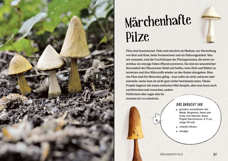 Produktbild: Kinder schnitzen im Wald
