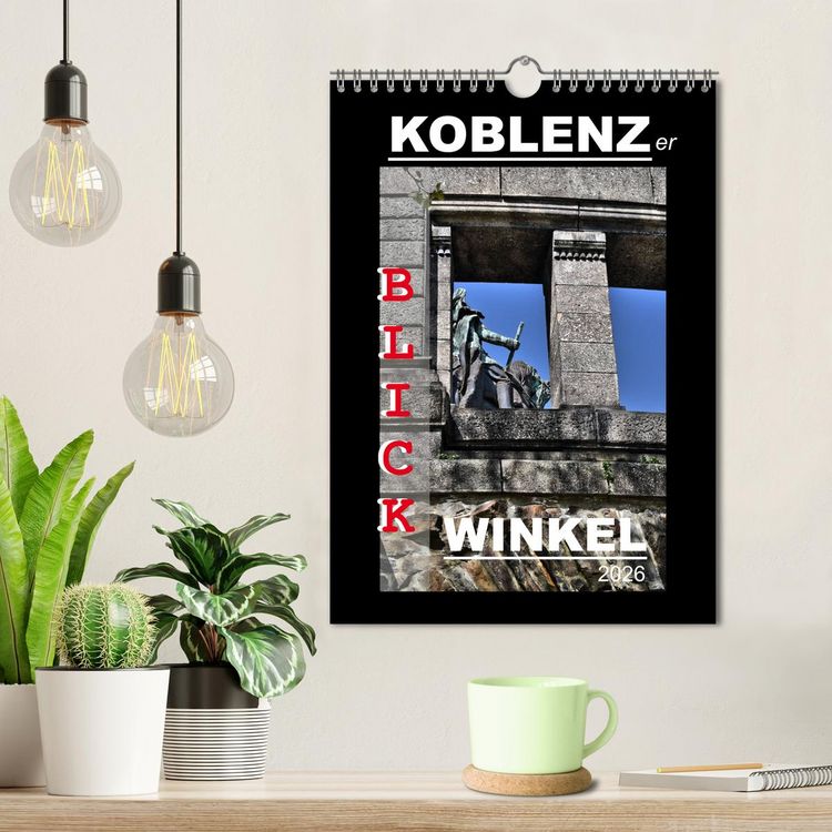 Produktbild: Koblenzer Blick Winkel (Wandkalender 2026 DIN A4 hoch), CALVENDO Monatskalender