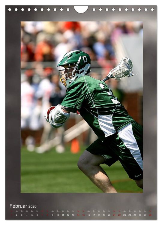 Produktbild: Teamsport - LACROSSE (Wandkalender 2026 DIN A4 hoch), CALVENDO Monatskalender