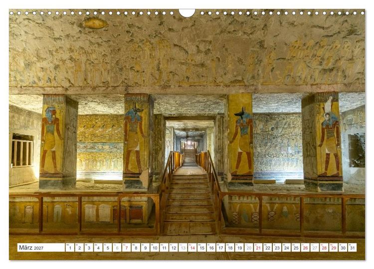 Produktbild: &Auml;gypten - Karnak, die thebanische Nekropole und Luxor (Wandkalender 2027 DIN A3 quer), CALVENDO Monatskalender