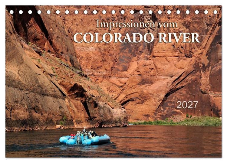 Produktbild: Impressionen vom Colorado River (Tischkalender 2027 DIN A5 quer), CALVENDO Monatskalender