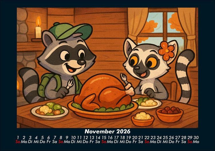 Produktbild: Rocco & Lulu - Reise durch die USA 2026 Fotokalender DIN A5