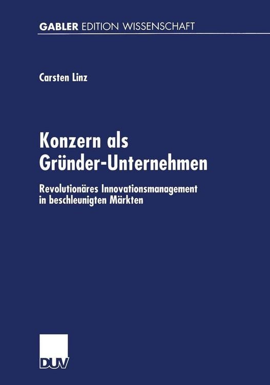 Produktbild: Konzern als Gr&uuml;nder-Unternehmen