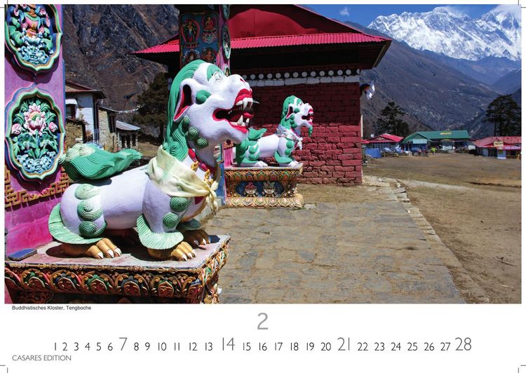 Produktbild: Nepal Kalender 2027 &ndash; Wandkalender | Fotokalender Asien 35x50cm Grosses Format - Atemberaubende Fotos der Himalaya-Gipfel, Tempel und heiligen St&auml;tten Nepals