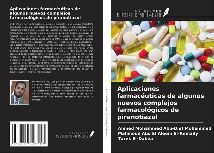 Produktbild: Aplicaciones farmac&eacute;uticas de algunos nuevos complejos farmacol&oacute;gicos de piranotiazol
