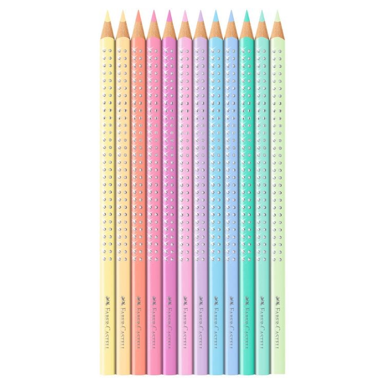 Produktbild: Faber-Castell Buntstifte Sparkle Pastell 12er Set