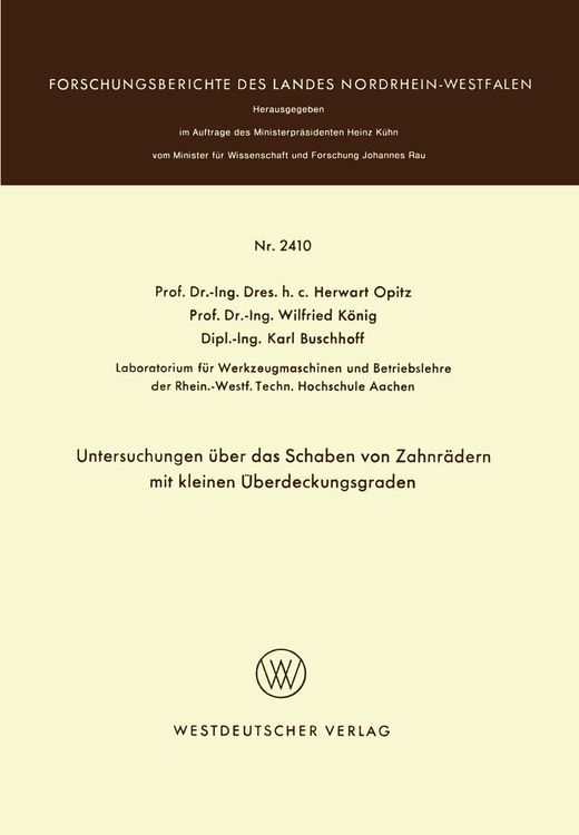 Produktbild: Untersuchungen &uuml;ber das Schaben von Zahnr&auml;dern mit kleinen &Uuml;berdeckungsgraden