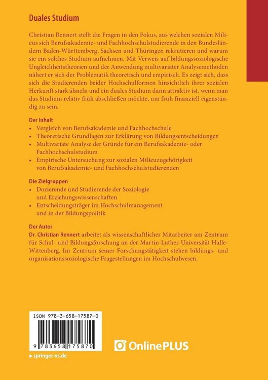 Produktbild: Duales Studium