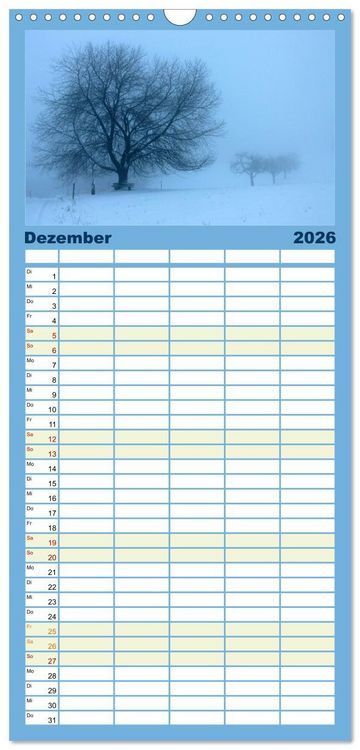 Produktbild: Familienplaner 2026 - Wanderbares Miltenberg mit 5 Spalten (Wandkalender, 21 x 45 cm) CALVENDO