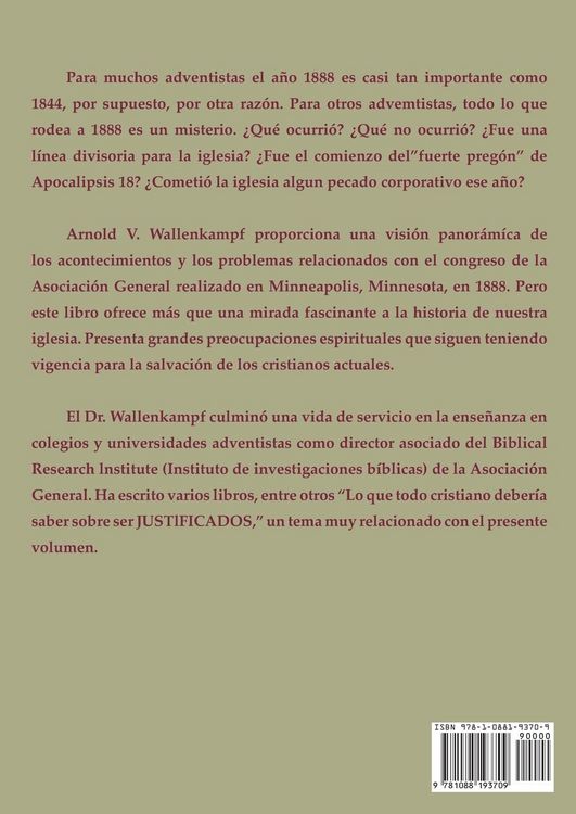 Produktbild: Lo Que Todo Adventista Deber&iacute;a Saber Sobre 1888