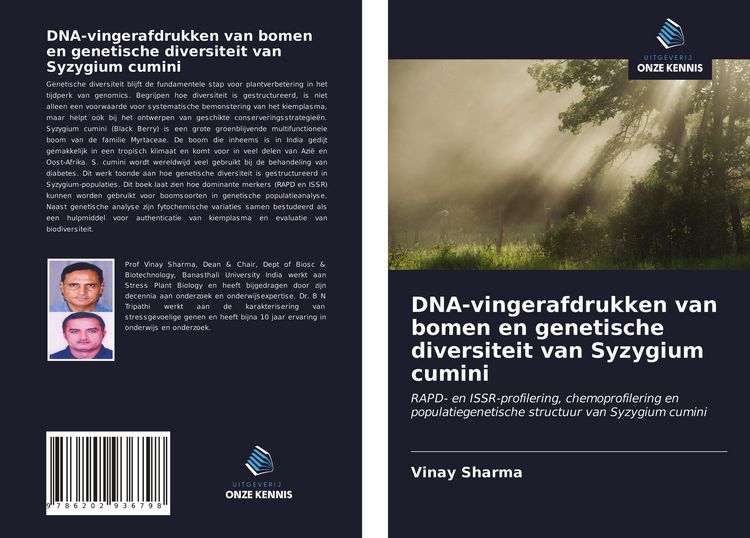 Produktbild: DNA-vingerafdrukken van bomen en genetische diversiteit van Syzygium cumini
