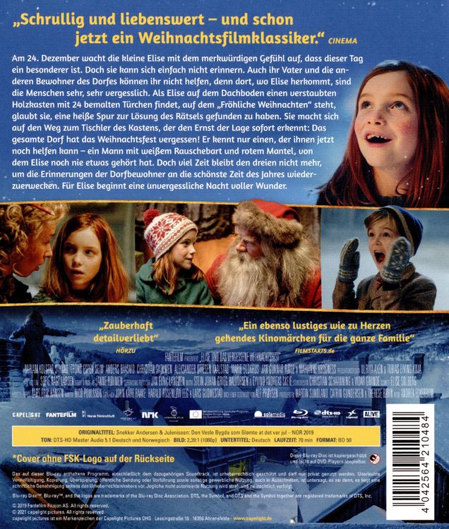 Produktbild: Elise und das vergessene Weihnachtsfest