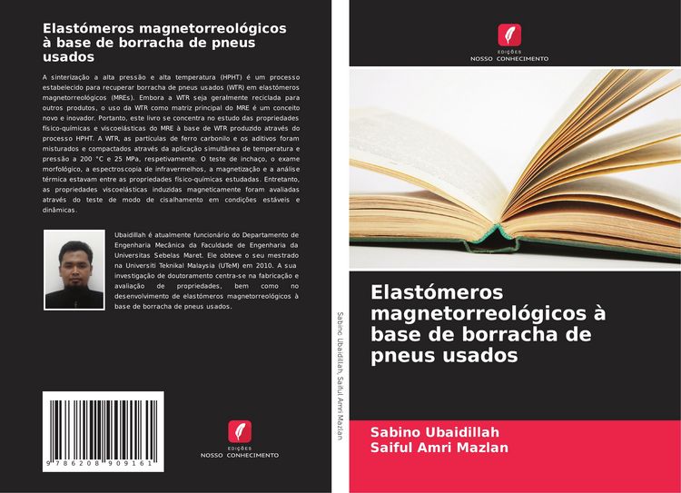Produktbild: Elast&oacute;meros magnetorreol&oacute;gicos &agrave; base de borracha de pneus usados