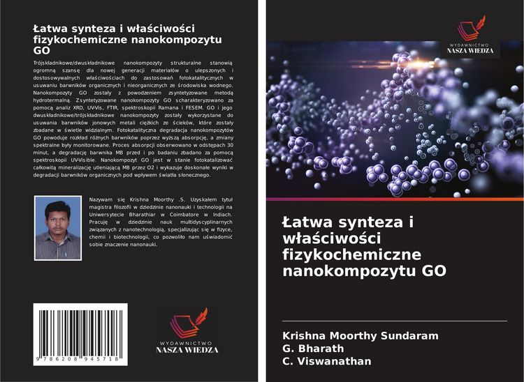 Produktbild: &iquest;atwa synteza i w&iquest;a&iquest;ciwo&iquest;ci fizykochemiczne nanokompozytu GO